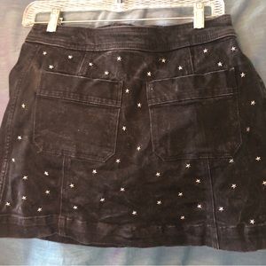 Madwell star stud jean skirt. Size 2